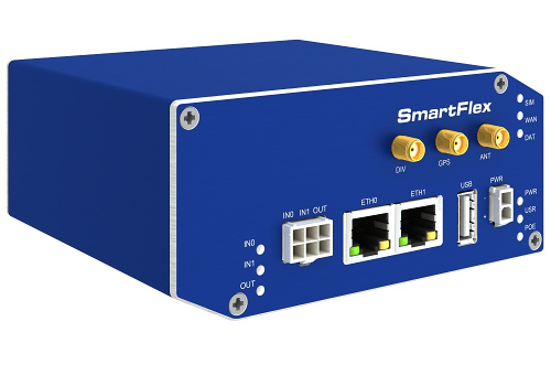 SmartFlex, AUS/NZ, 2x Ethernet, PoE PSE, Metal, International Power Supply (EU, US, UK, AUS)